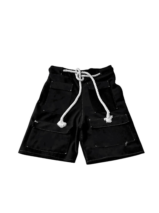 Jeremiah Terrell Suede Cargo Shorts